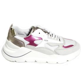 D . A . T . E . white-violet sneakers