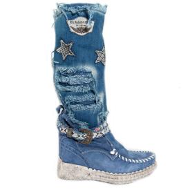 EL VAQUERO denim boot