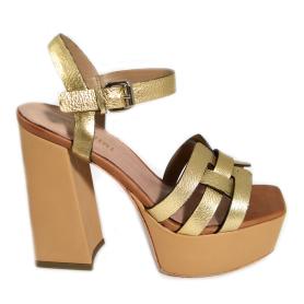 TAMAGNINI beige-gold sandal