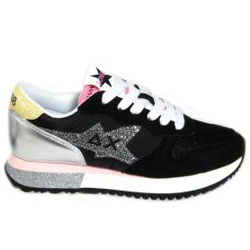 SUN 68 black sneakers for woman