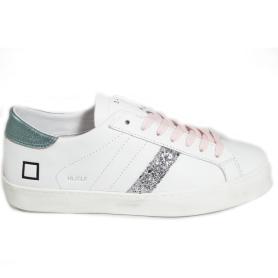 D . A . T . E . white-silver sneakers