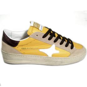 AMA BRAND yellow sneakers for men