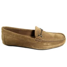 FRAU leather-colored suede moccasin
